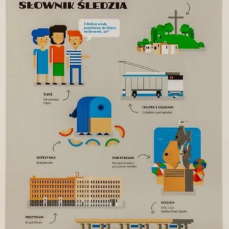 アパート Black&white Free Parking グディニャ