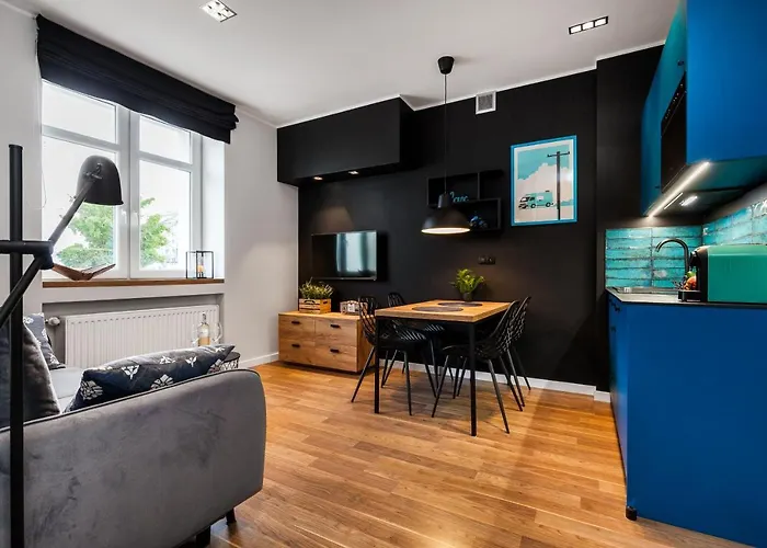 Black&white Free Parking Apartmán Gdyně