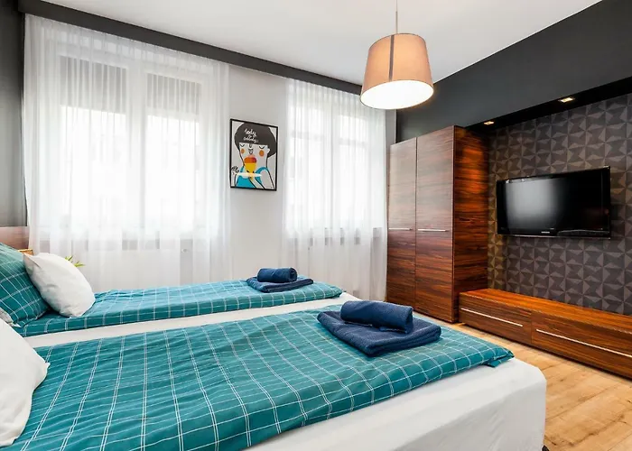 Apartmán Black&white Free Parking Gdyně