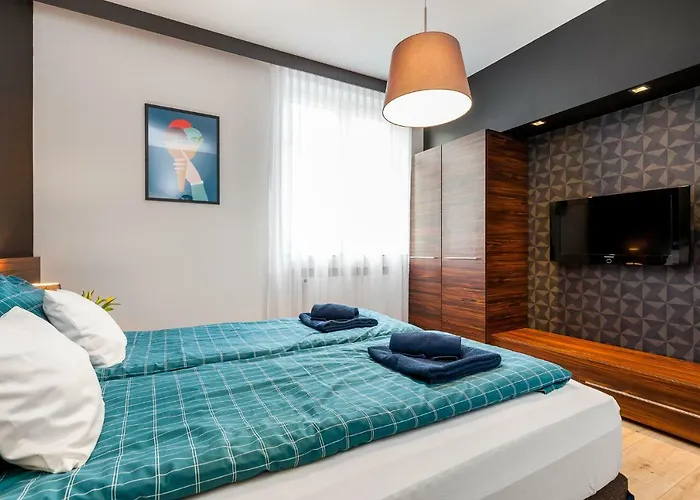 Apartmán Black&white Free Parking Gdyně